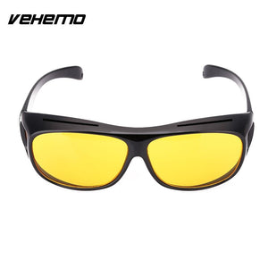 Vehemo Unisex HD Yellow Lenses Sunglasses Men Women Sunglasses Night Vision Goggles Car Driving Driver Glasses Eyewear UV 400
