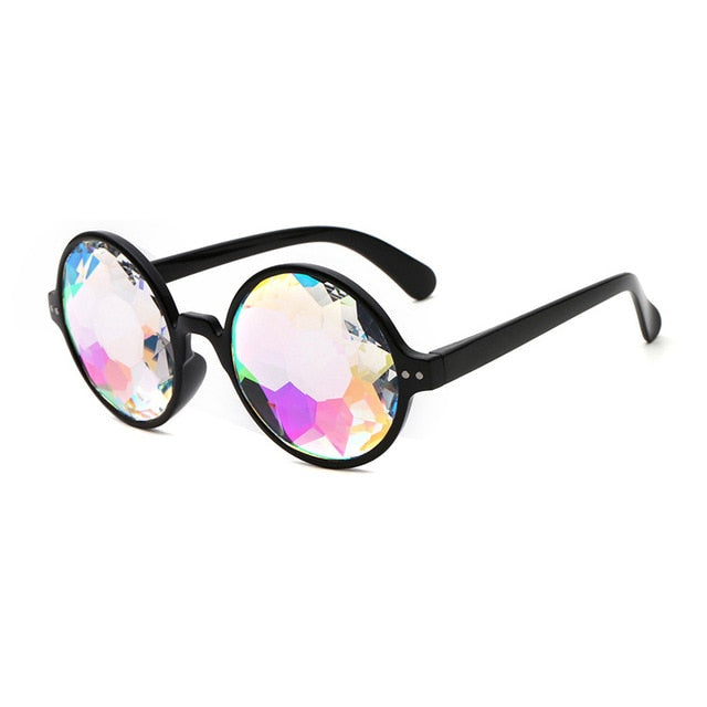 MOLNIYA 2018 New  Sunglasses Retro Round Kaleidoscope Sunglasses Men Women Designer Kaleidoscope Glasses Cosplay goggles