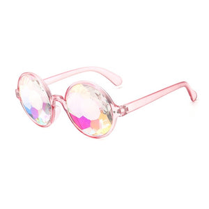 MOLNIYA 2018 New  Sunglasses Retro Round Kaleidoscope Sunglasses Men Women Designer Kaleidoscope Glasses Cosplay goggles