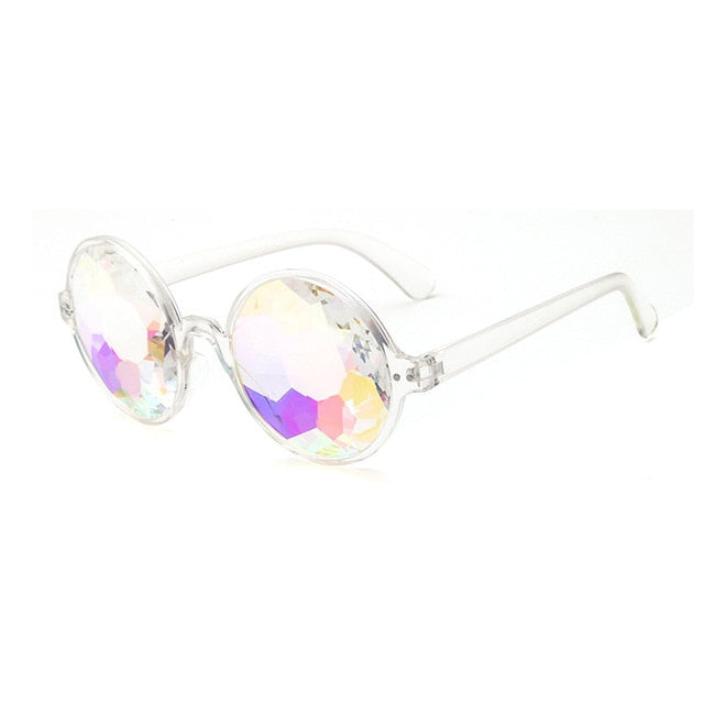 MOLNIYA 2018 New  Sunglasses Retro Round Kaleidoscope Sunglasses Men Women Designer Kaleidoscope Glasses Cosplay goggles