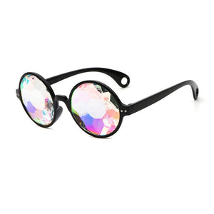 MOLNIYA 2018 New  Sunglasses Retro Round Kaleidoscope Sunglasses Men Women Designer Kaleidoscope Glasses Cosplay goggles