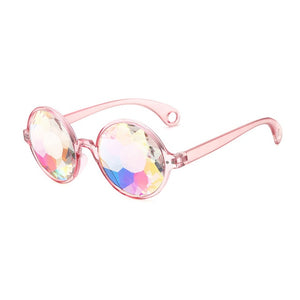 MOLNIYA 2018 New  Sunglasses Retro Round Kaleidoscope Sunglasses Men Women Designer Kaleidoscope Glasses Cosplay goggles