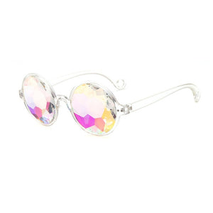 MOLNIYA 2018 New  Sunglasses Retro Round Kaleidoscope Sunglasses Men Women Designer Kaleidoscope Glasses Cosplay goggles