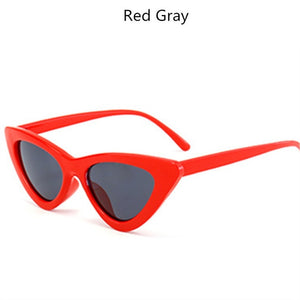UVLAIK Fashion Cat Eye Sunglasses Women Brand Designer Vintage Retro Sun glasses Female Fashion Cateyes Sunglass UV400 Shades