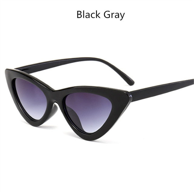 UVLAIK Fashion Cat Eye Sunglasses Women Brand Designer Vintage Retro Sun glasses Female Fashion Cateyes Sunglass UV400 Shades