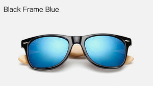 RTBOFY Retro Wood Sunglasses Men Bamboo Sunglass Women Brand Design Sport Goggles Gold Mirror Sun Glasses Shades
