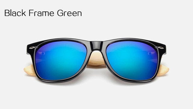 RTBOFY Retro Wood Sunglasses Men Bamboo Sunglass Women Brand Design Sport Goggles Gold Mirror Sun Glasses Shades