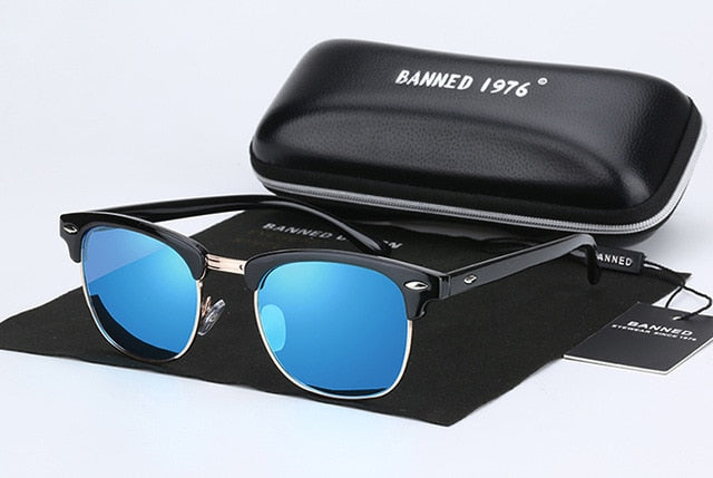 UV400 HD Polarized men women Sunglasses Classic fashion retro Brand Sun glasses Coating Drive Shades gafas De Sol Masculino