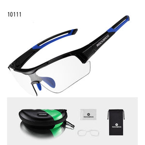 ROCKBROS Photochromic Cycling Sunglasses Eyewear UV400 MTB Road Bicycle Myopia Goggles For Women Men Outdoor Sports Bike Glasses