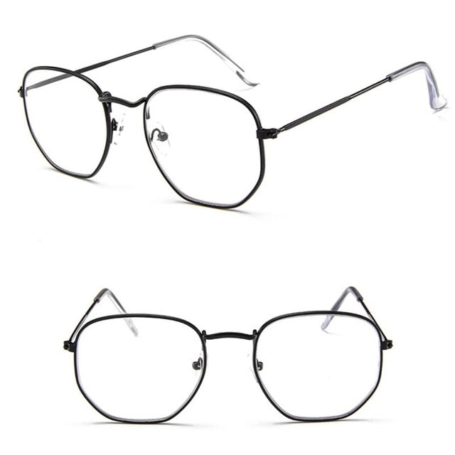 LeonLion 2018 Polygonal Sunglasses Women Glasses Lady Luxury Retro Metal Sun Glasses Vintage Mirror Oculos De Sol Feminino UV400