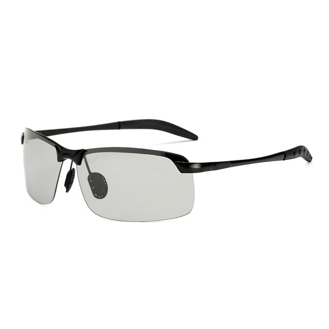 UVLAIK Classic Driving Photochromic Sunglasses Men Polarized Chameleon Discoloration Sun glasses for men Anti-glare Goggles 3043