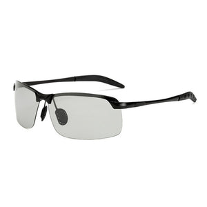 UVLAIK Classic Driving Photochromic Sunglasses Men Polarized Chameleon Discoloration Sun glasses for men Anti-glare Goggles 3043