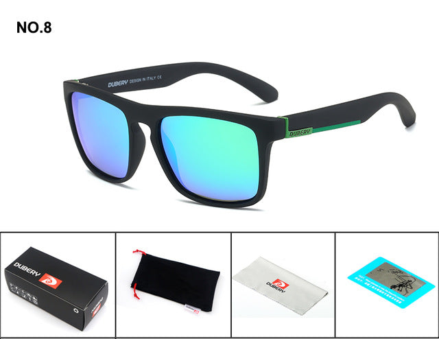 DUBERY Polarized Sunglasses Men's Driving Shades Male Sun Glasses For Men Retro Cheap 2017 Luxury Brand Designer Oculos