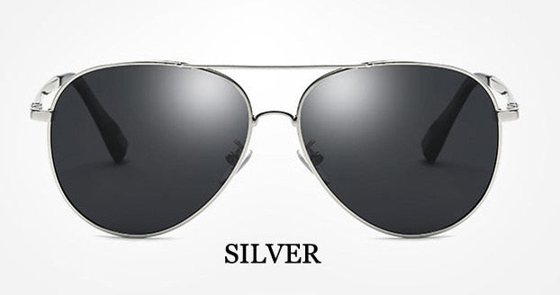 MIZHO Hot Elastic Support Leg Classic Aviation Metal Sunglasses Men Polarized UV400 Protector Drivers Car Sunglasses For Women