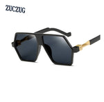 Irregular Vintage Square Sunglasses Women Brand Sunglass Men Retro Sun Glasses UV400 Shades Points Oculos De Sol Feminino