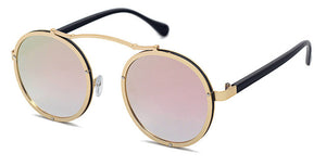 SHAUNA Popular Women Round Sunglasses Brand Designer Vintage Men Matte Frame Sun Glasses UV400