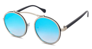 SHAUNA Popular Women Round Sunglasses Brand Designer Vintage Men Matte Frame Sun Glasses UV400