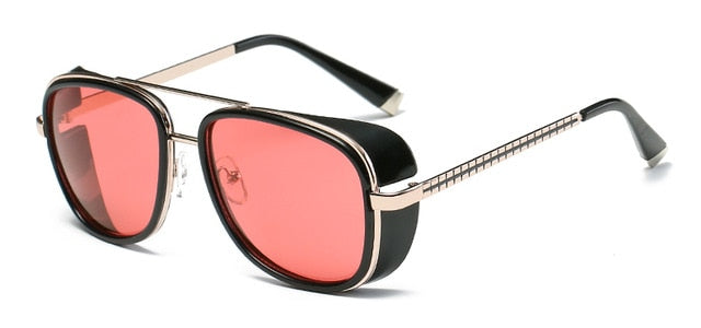Samjune Iron Man 3 Matsuda TONY stark Sunglasses Men Rossi Coating retro Vintage Designer Sun glasses Oculos Masculino Gafas de