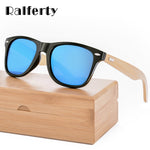 Ralferty Retro Wood Sunglasses Men Bamboo Sunglass Women Brand Sport Goggle Mirror Sun Glasses Shades lunette oculo Black Friday